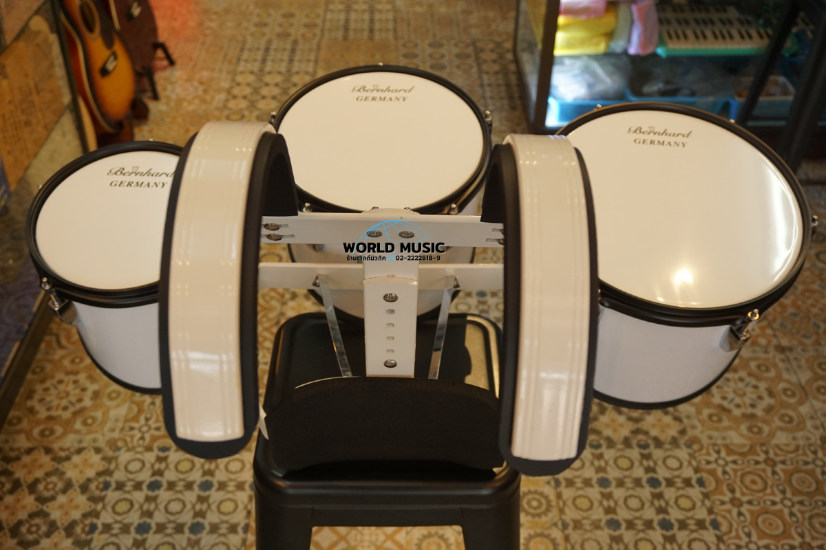 Bernhard กลองทรีโอพร้อมชุดสะพาย