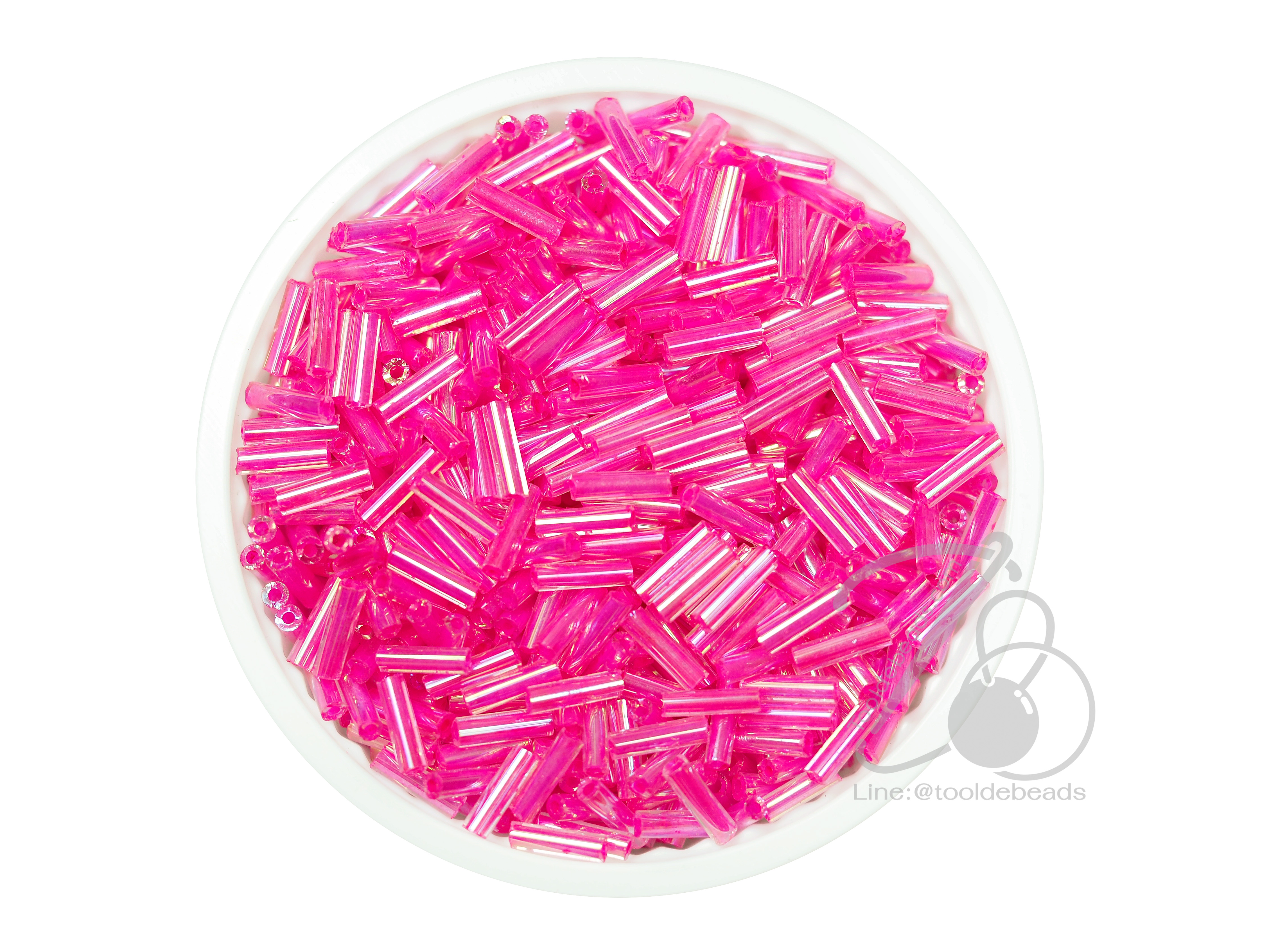 ปล้องยาว โทนรุ้ง สีชมพูเข้ม (450 กรัม) SKU-03574