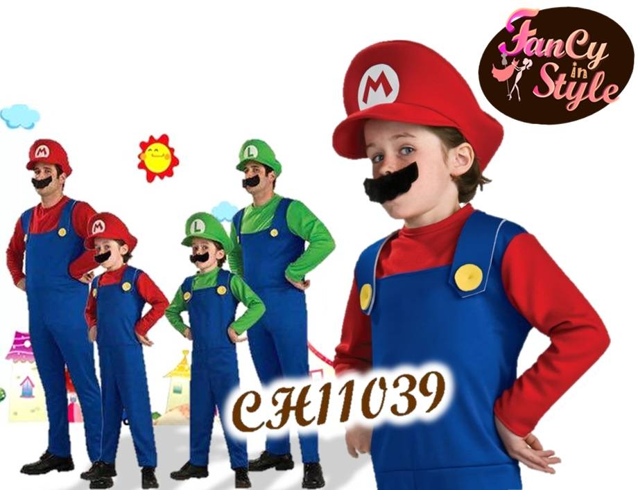 Super Mario for boy/ชุดคอสเพลย์ซุปเปอร์มาริโอ้สำหรับคุณหนู