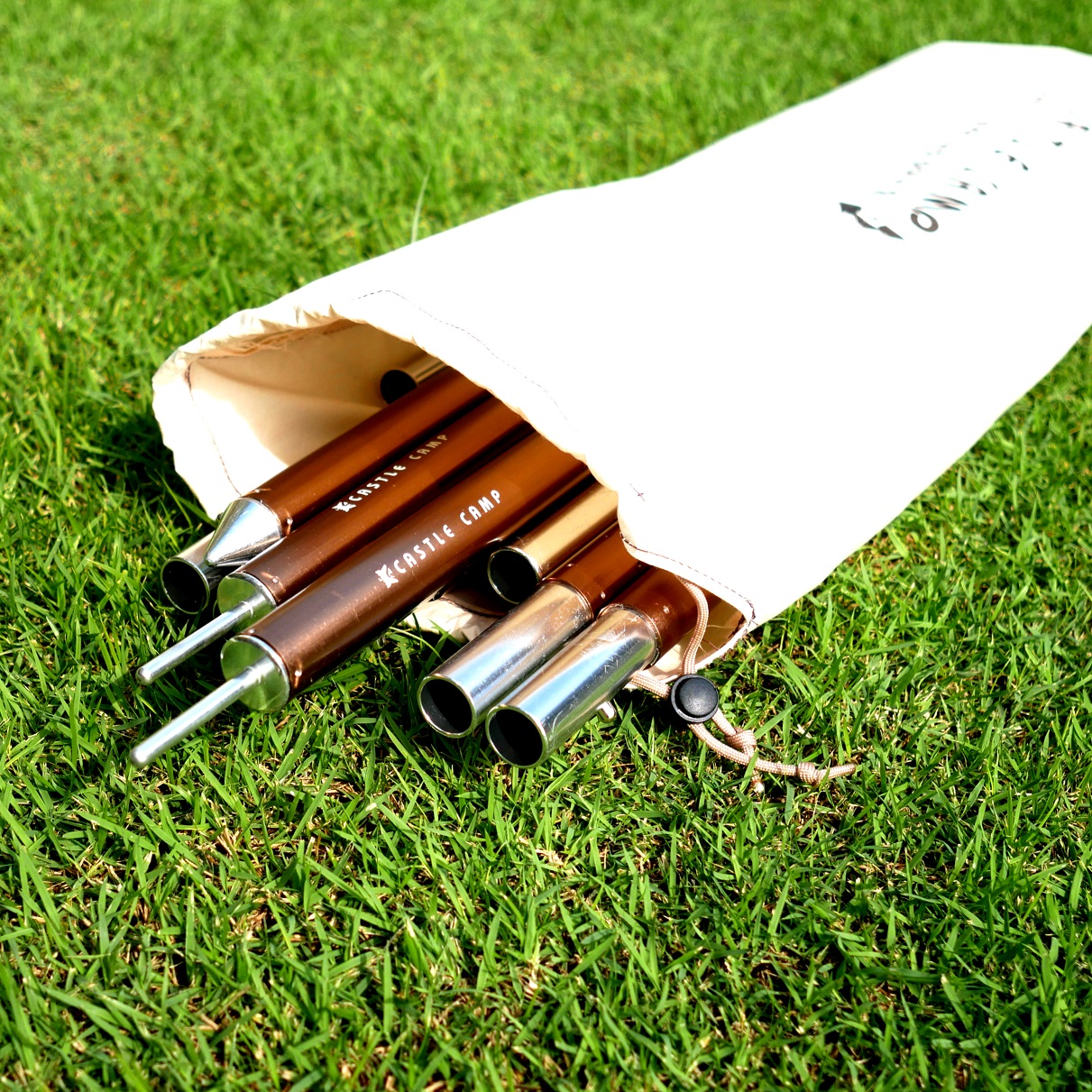 Aluminum Hi-Grade Tarp Poles 2.4m.