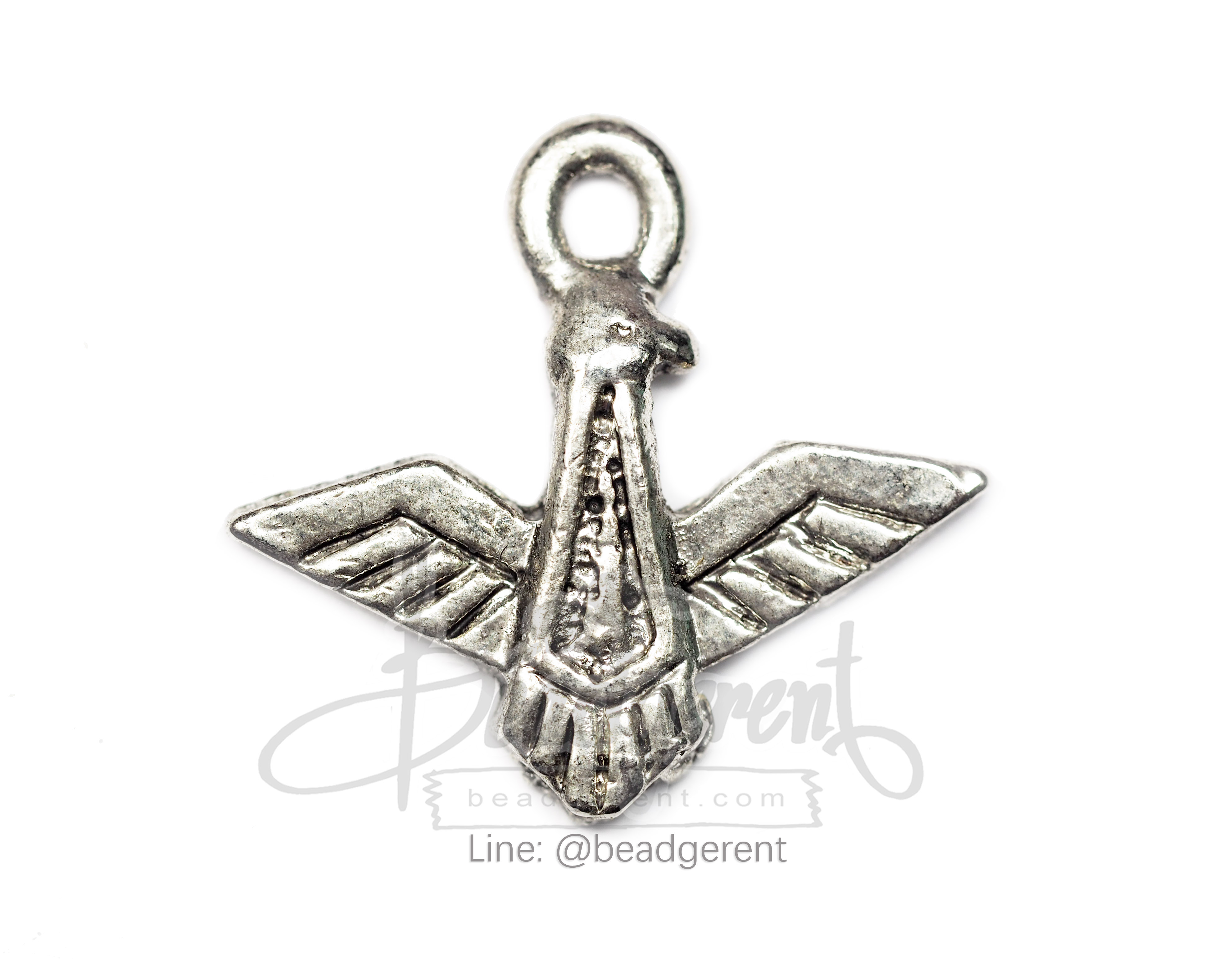 ลูกปัดโรเดียม 34 21มม. (1 ชิ้น) SKU-03457