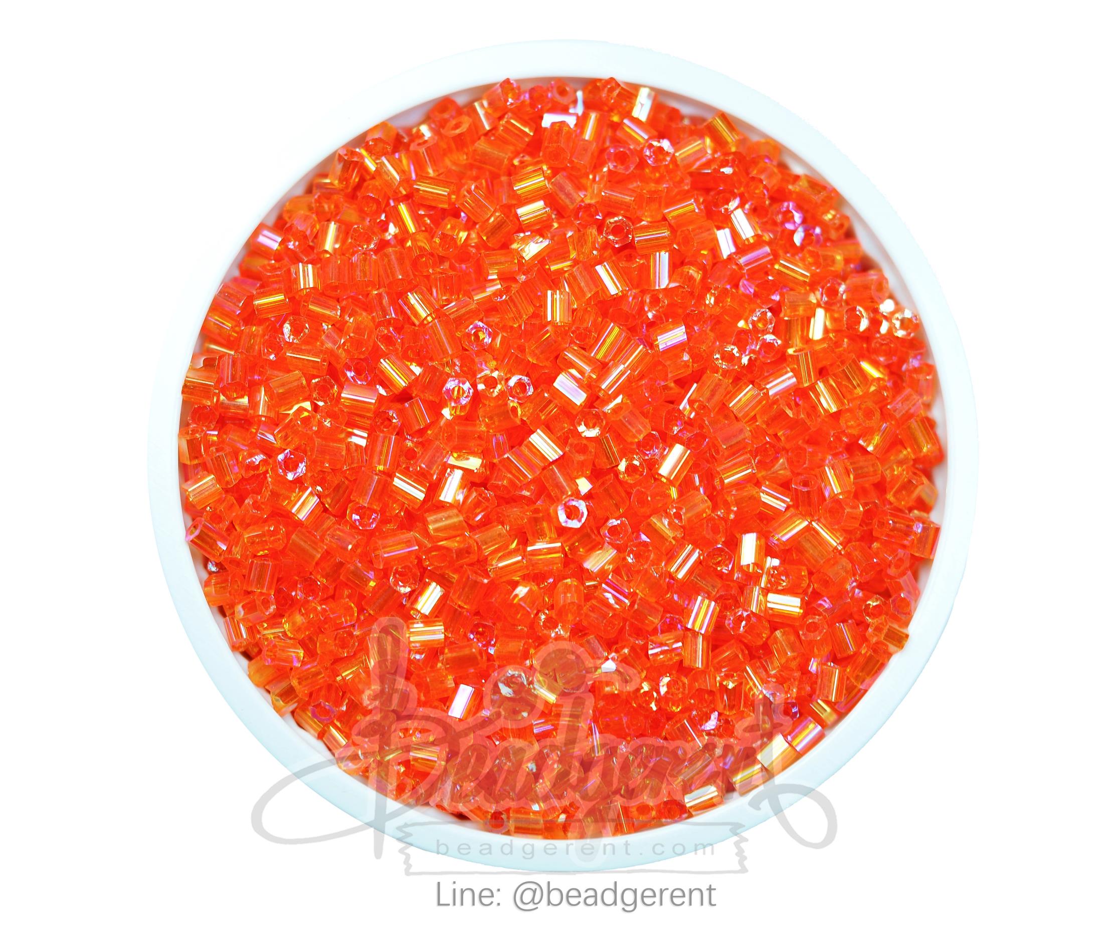 ปล้องสั้น โทนรุ้ง สีส้มเข้ม (450 กรัม) SKU-03429