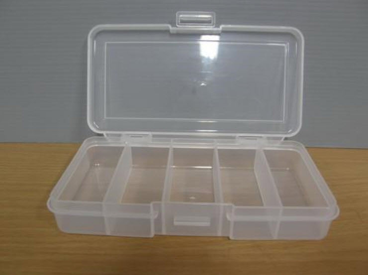กล่องพลาสติกใส 5 ช่อง (ญี่ปุ่น)