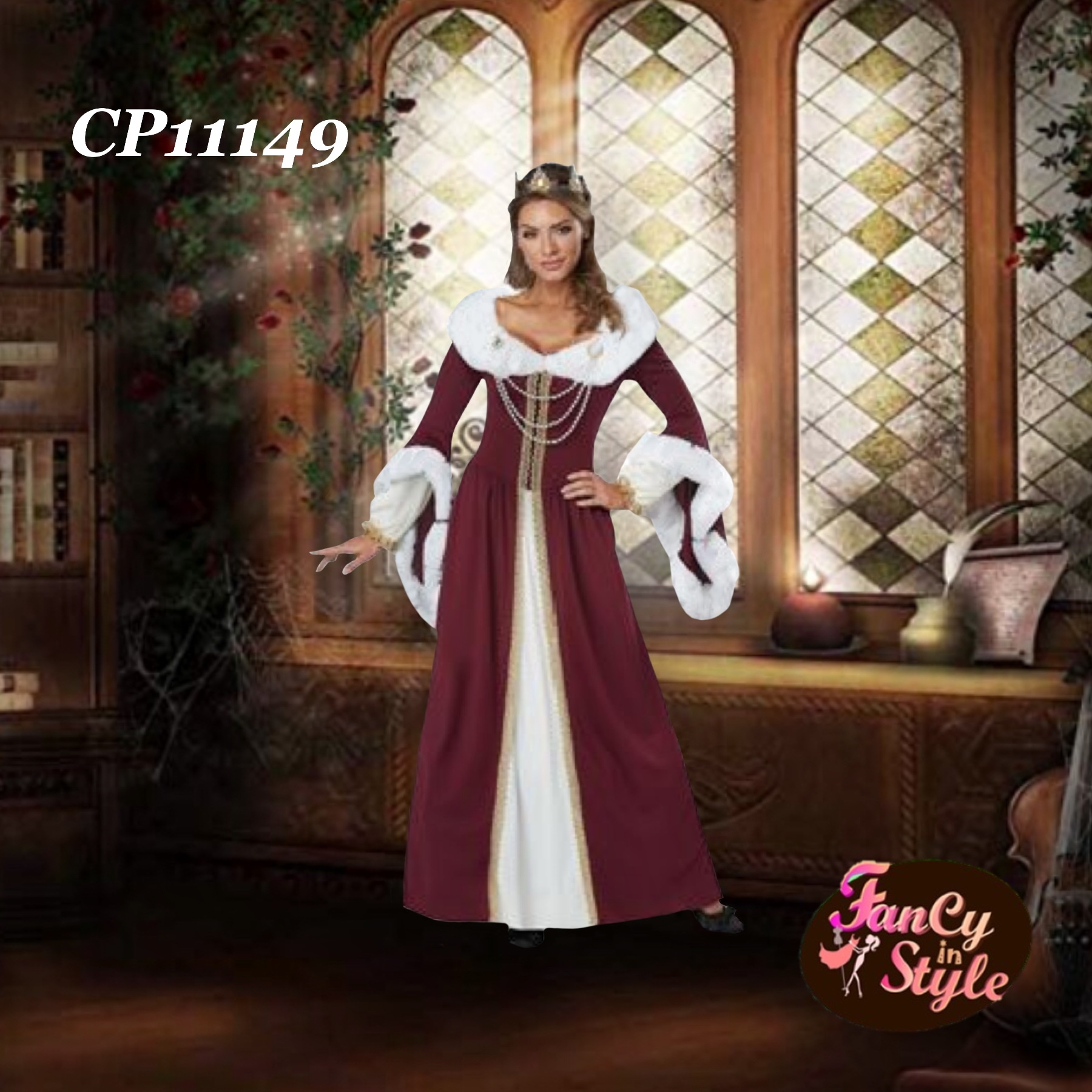 Fairy tale/Disney /Cartoon/Game costume/Storybook Queen Costume/ชุดแฟนซีราชินีในนิทาน