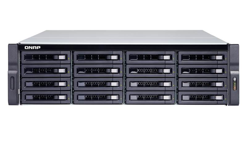 TVS-EC1680U-SAS-RP R2 16-bay 12Gbps SAS-enabled high-performance NAS/iSCSI/IP-SAN unified storage with dual built-in 10GbE ports