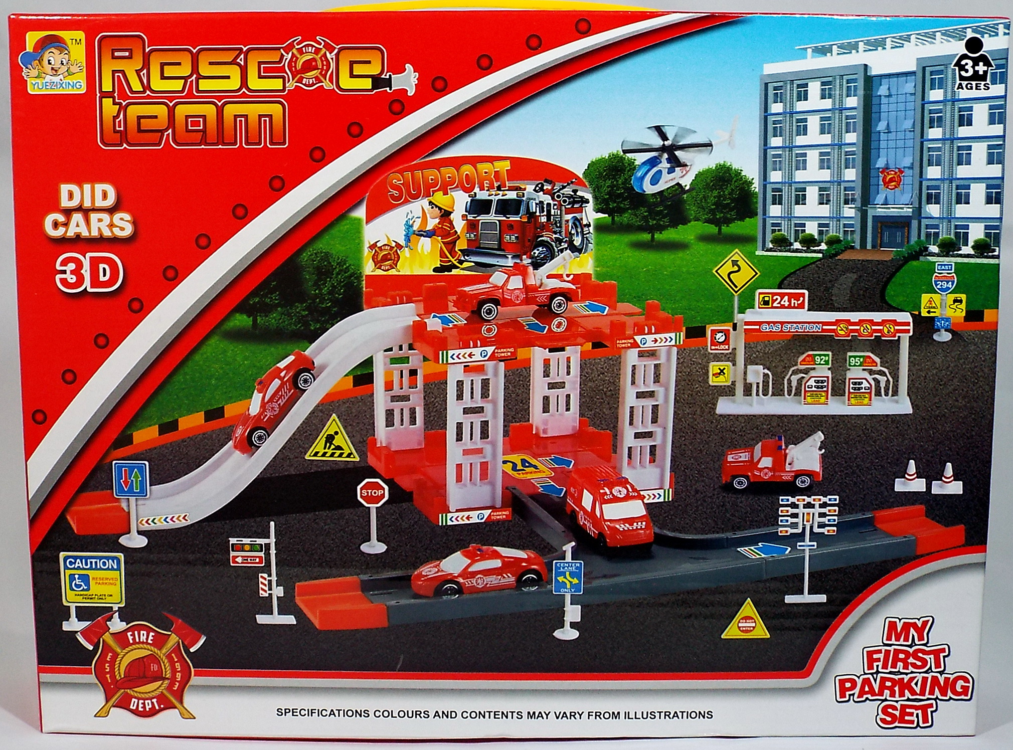 สนามจอดรถยนต์จำลองประกอบเองParking City DIY พร้อมส่ง