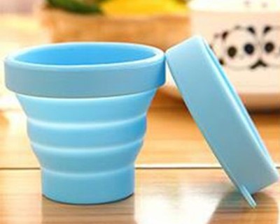 แก้วน้ำซิลิโคนพับได้พร้อมส่ง พกพา หยืดหยุ่นสะดวก สะอาด