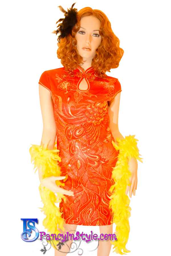 Feather Boa/ขนเฟอร์แฟนซีสีเหลือง