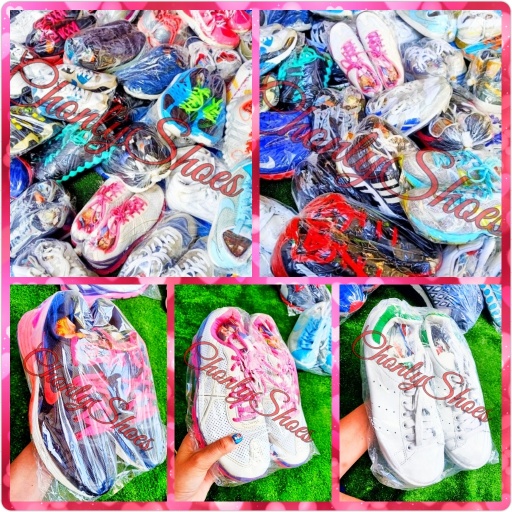 ขายส่งรองเท้าผ้าใบมือสองเกรดเอ