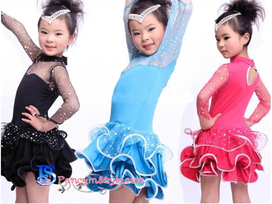 Pretty Latin Dance Costumes ชุดเต้นละตินสำหรับคุณหนู
