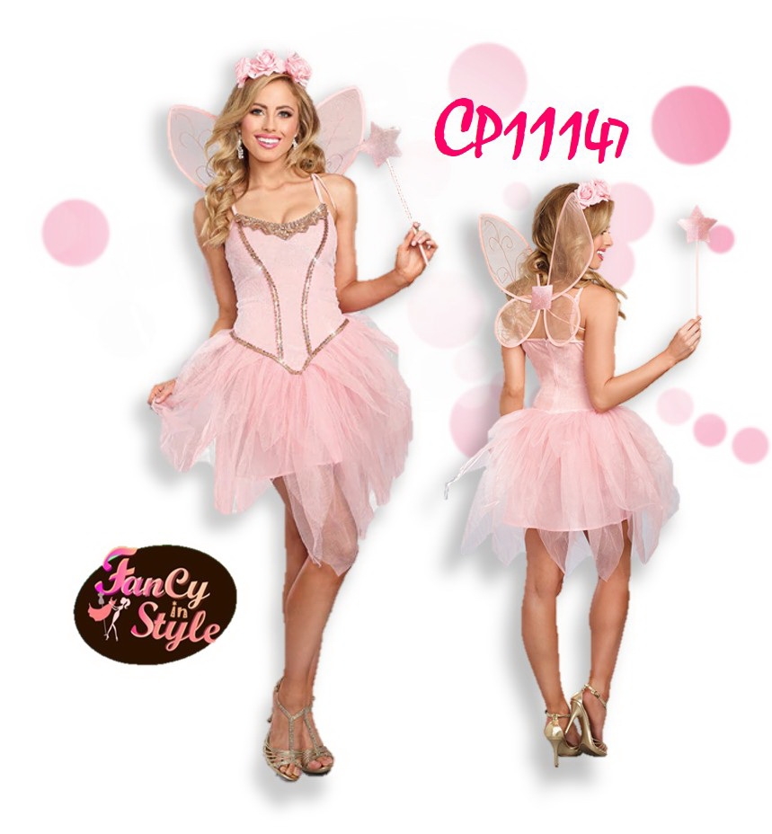 Fairy tale/Disney /Cartoon/Game costume content/Pink Angel Costume/ชุดนางฟ้าสีชมพู