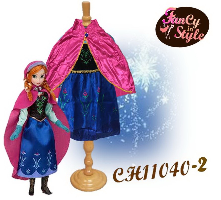 Anna Princess Costume for gilrs/ชุดแฟนซีเจ้าหญิงอันนา จากภาพยนตร์การ์ตูน Frozen