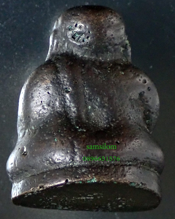 หลวงพ่อขอม วัดไผ่โรงวัว พิมพ์พระสังกัจจายน์ ปี2498 มีจาร ยุคต้น สวย แท้ดูง่าย หายาก