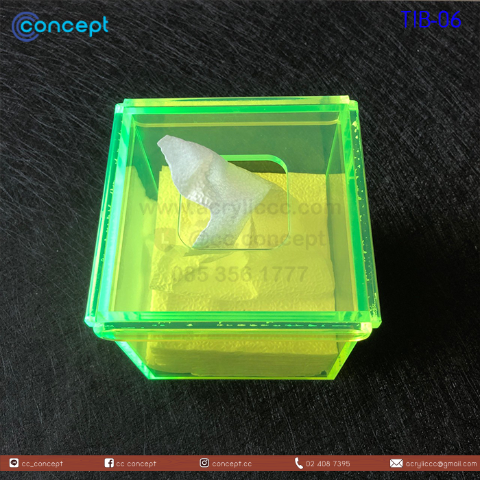 กล่องทิชชู่อะคริลิค (TIB-06)