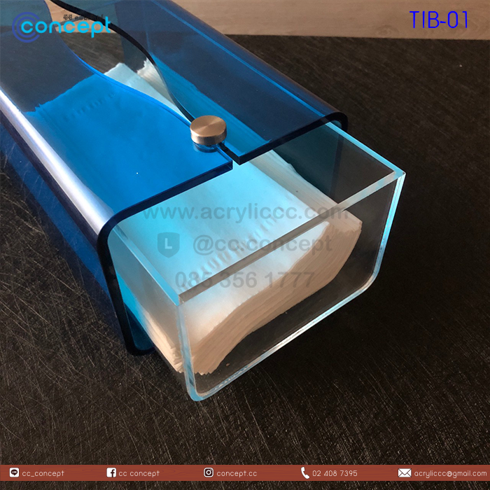 กล่องทิชชู่อะคริลิค (TIB-01)
