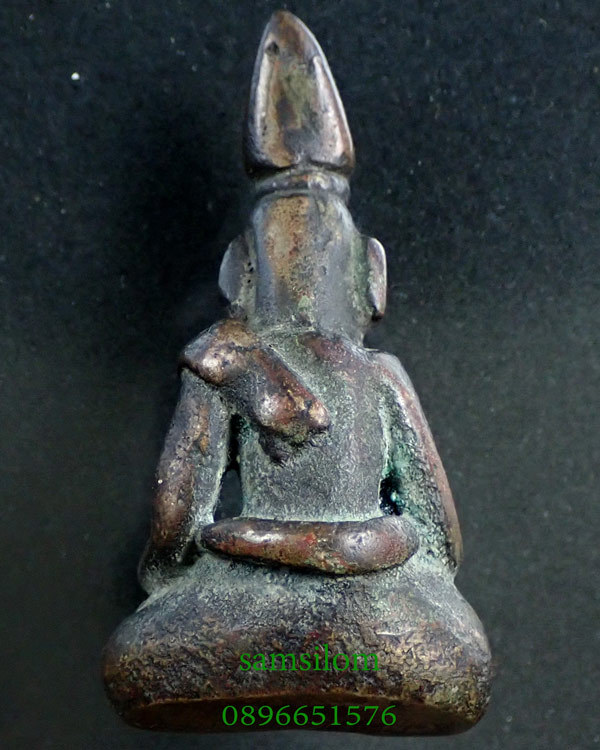 อาจารย์เจ๊ก วัดเขาแดงตะวันตก รูปหล่อฤาษี เนื้อทองผสม ขนาด 1.5 นิ้ว สวย สมบูรณ์