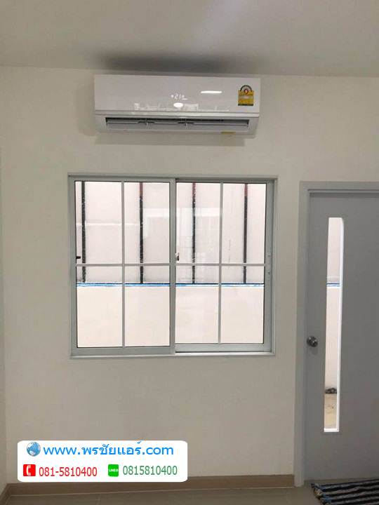 ภาพติดตั้งแอร์ ทาวน์โฮม เจ ซิตี้ ติวานนท์ - บางกะดี
