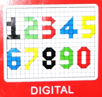 จิ๊กซอว์พลาสติกหลากสีพร้อมส่ง Puzzle Mosaic หลากสี