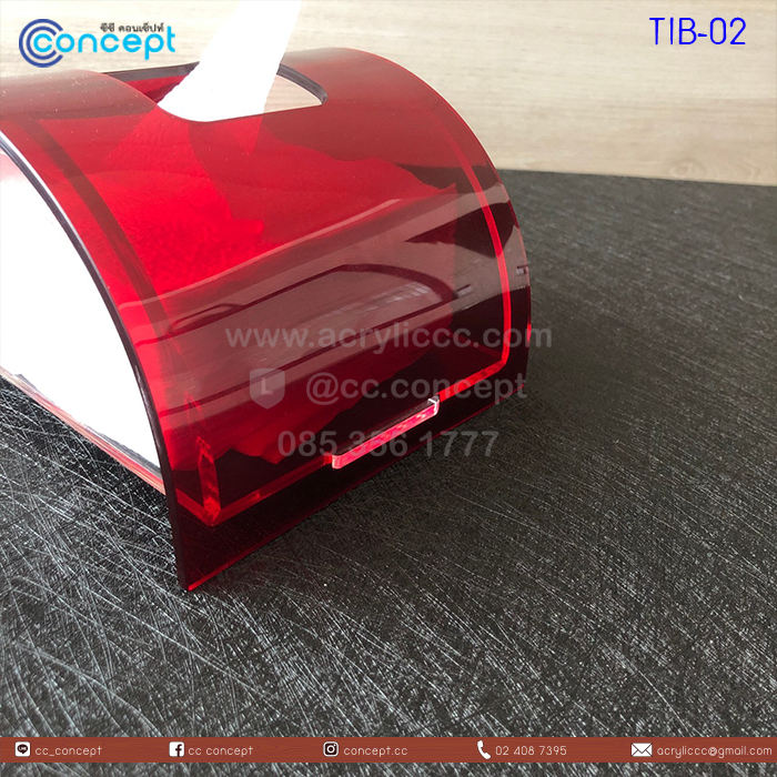 กล่องทิชชู่อะคริลิค (TIB-02)
