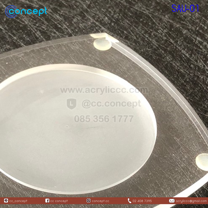 จานสำหรับรองแก้ว (SAU-01)