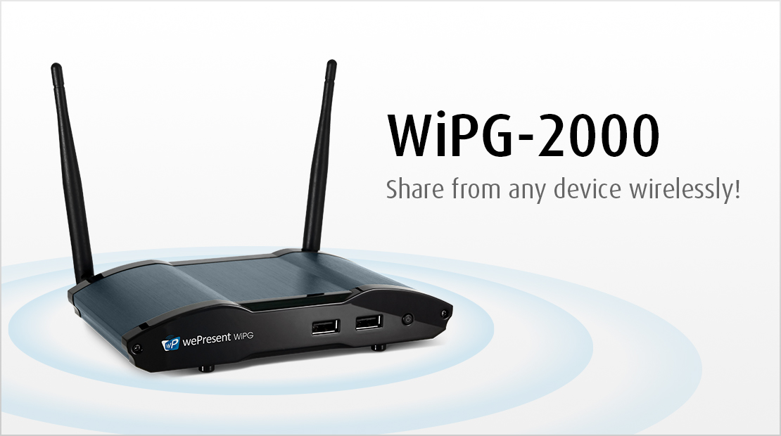 wePresent WiPG-2000S wireless presentation system