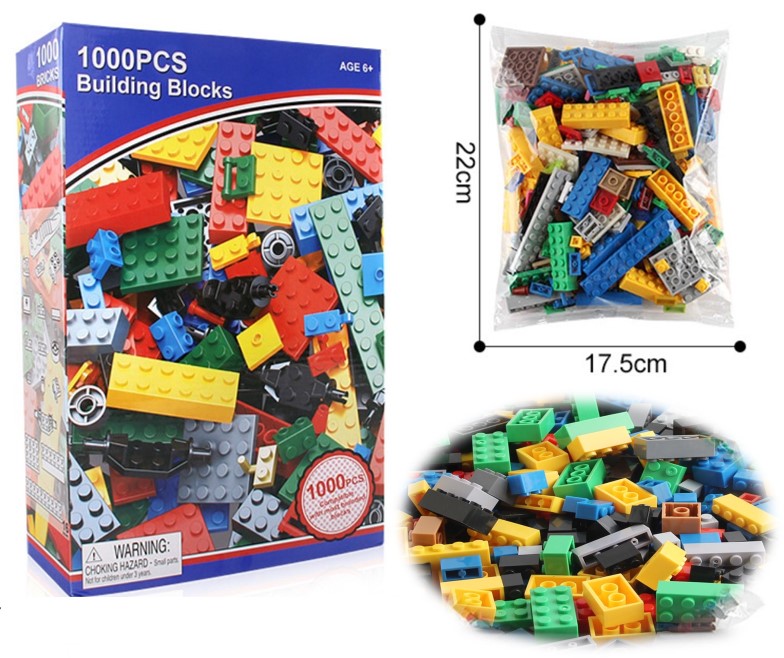 บล็อกต่อพลาสติกตามจินตนาการสีสันสดใสพร้อมส่งหลายแบบ