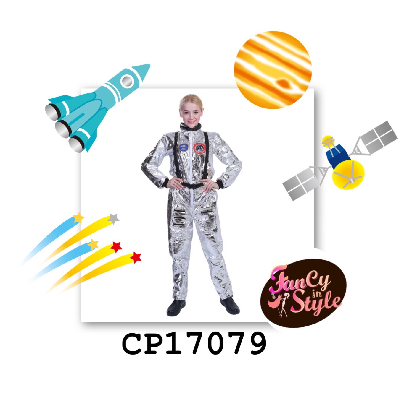 Uniform costume/Astronuat Costume for women/ชุดคอสเพลย์นักบินอวกาศหญิง