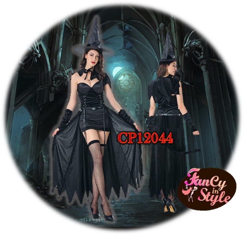 Halloween costume/Black Cat Witch Costume/ชุดแฟนซีแม่มดแมว