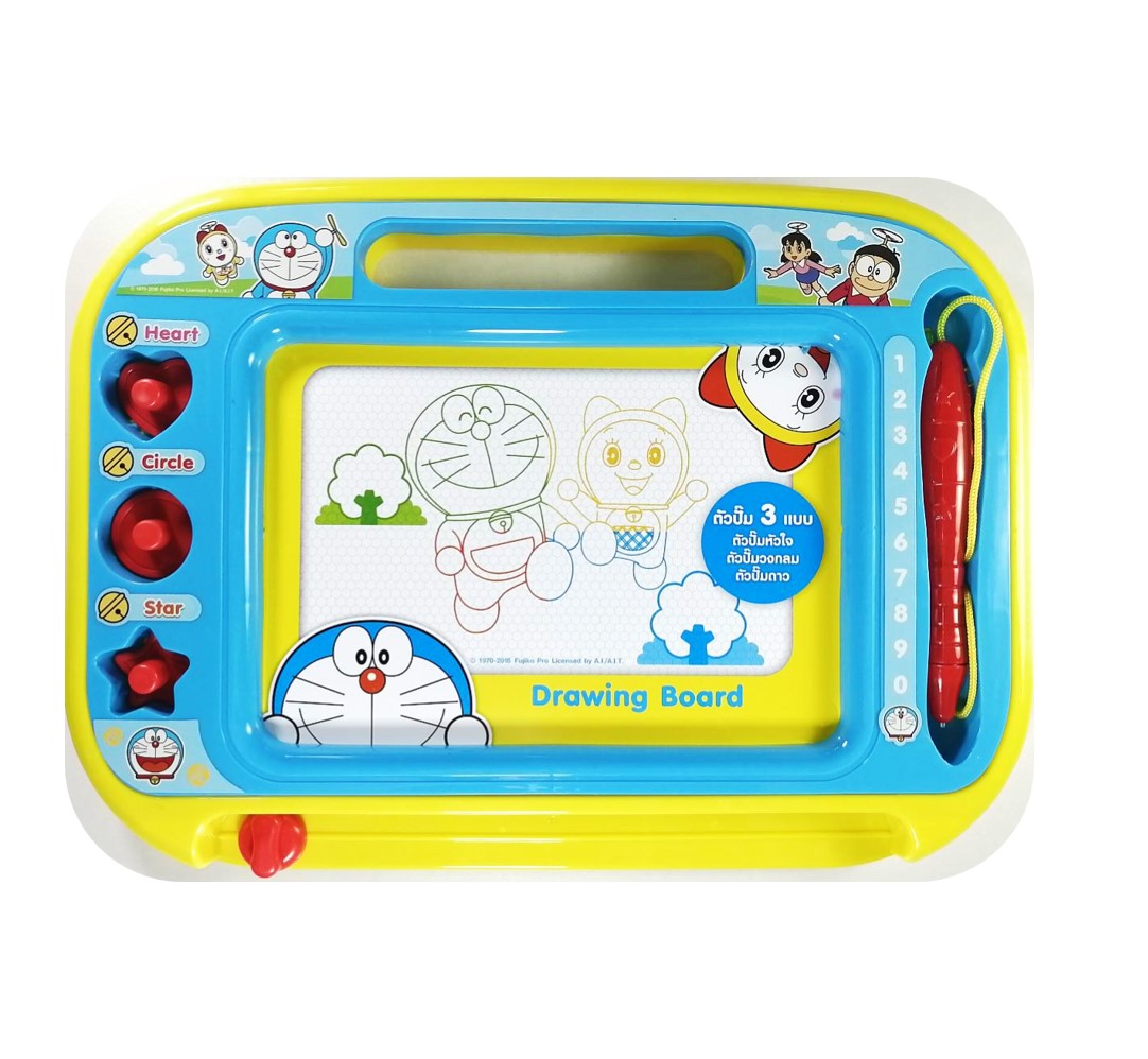 กระดานวาดเขียน 4 สี โดเรมอนพร้อมส่ง Doraemon