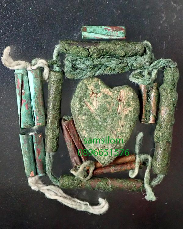 หลวงปู่ทิม วัดละหารไร่ สาลิกาไม้แกะ พร้อมตะกรุดสาลิกา แท้ดูง่าย