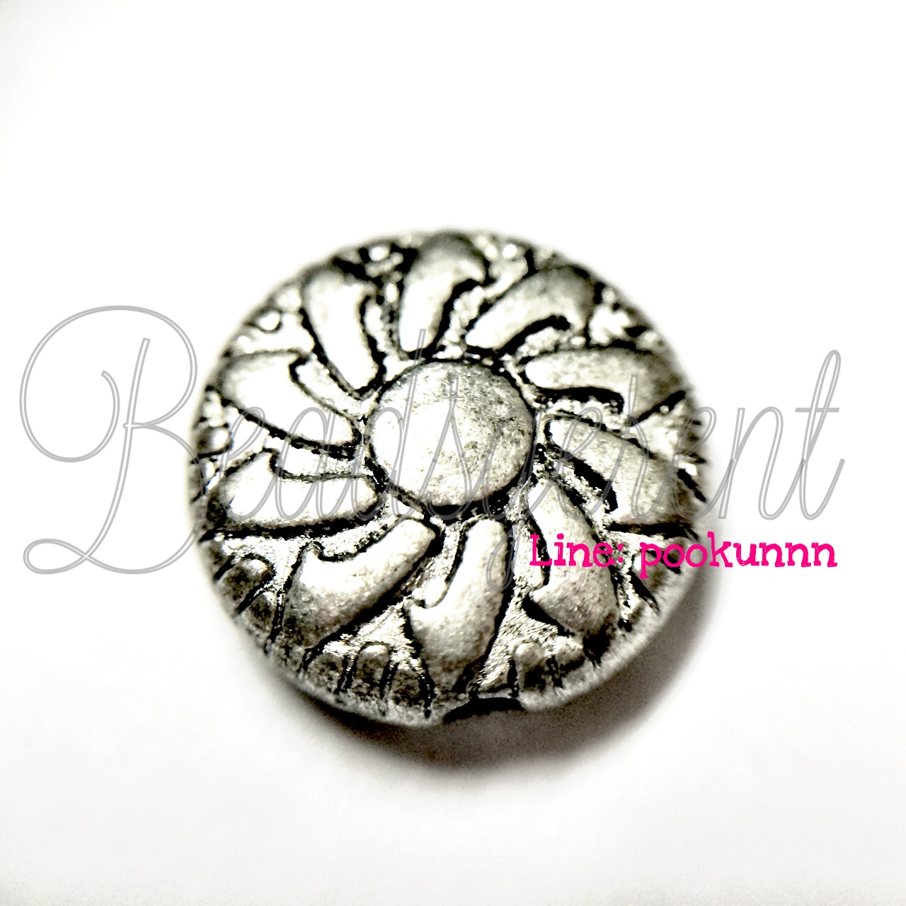 ลูกปัดโรเดียม 19 10มม. (1 ชิ้น) SKU-03427