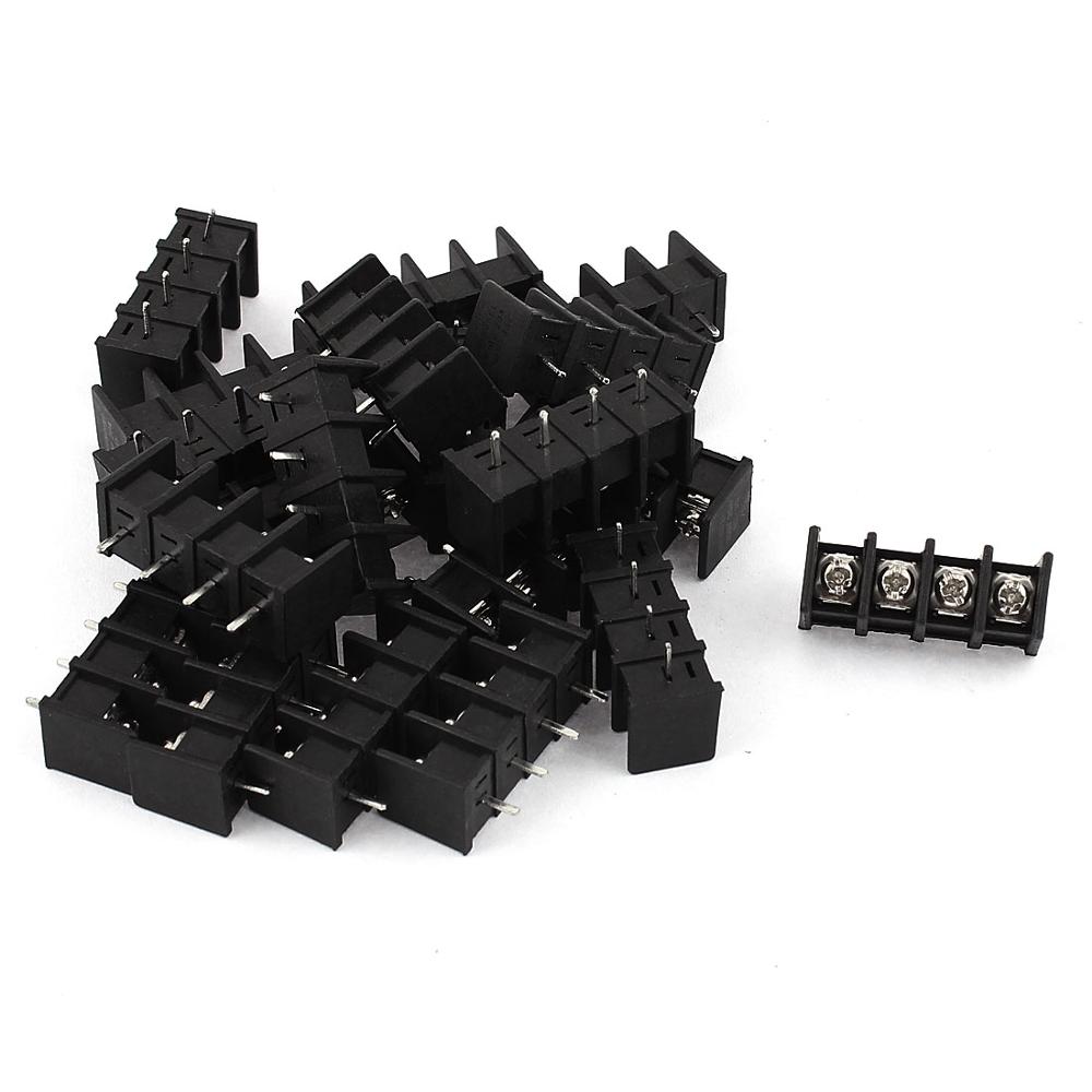 4 Pins 7.62mm Pitch Pcb Mount Screw Terminal Block Connector