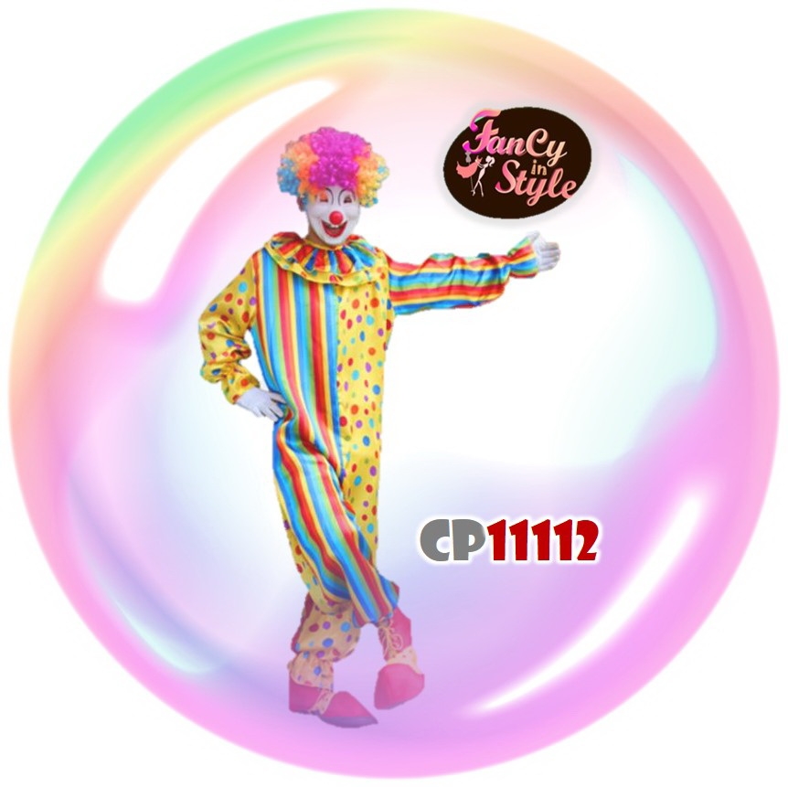 Fairy tale/Disney /Cartoon/Game costume content Clown Costume/ชุดแฟนซีตัวตลกโบโซ่