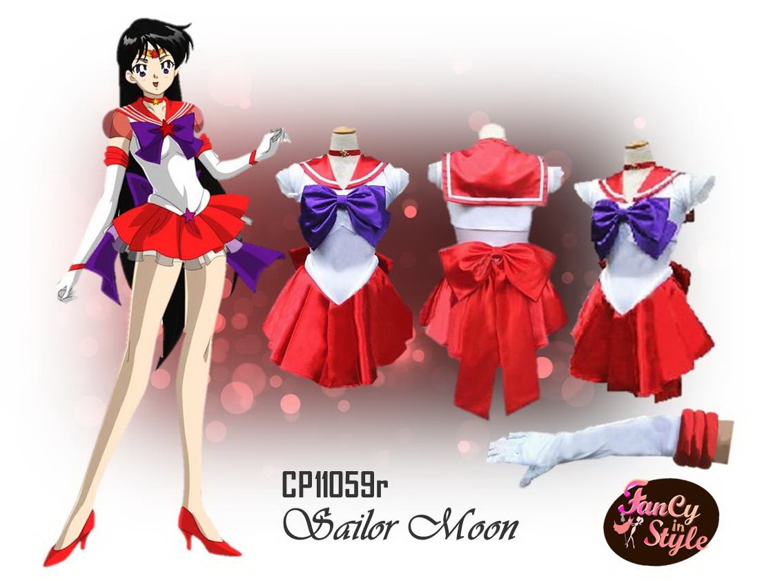 Sailor Moon Cosplay/ชุดคอสเพลย์เซเลอร์มูนสีแดง