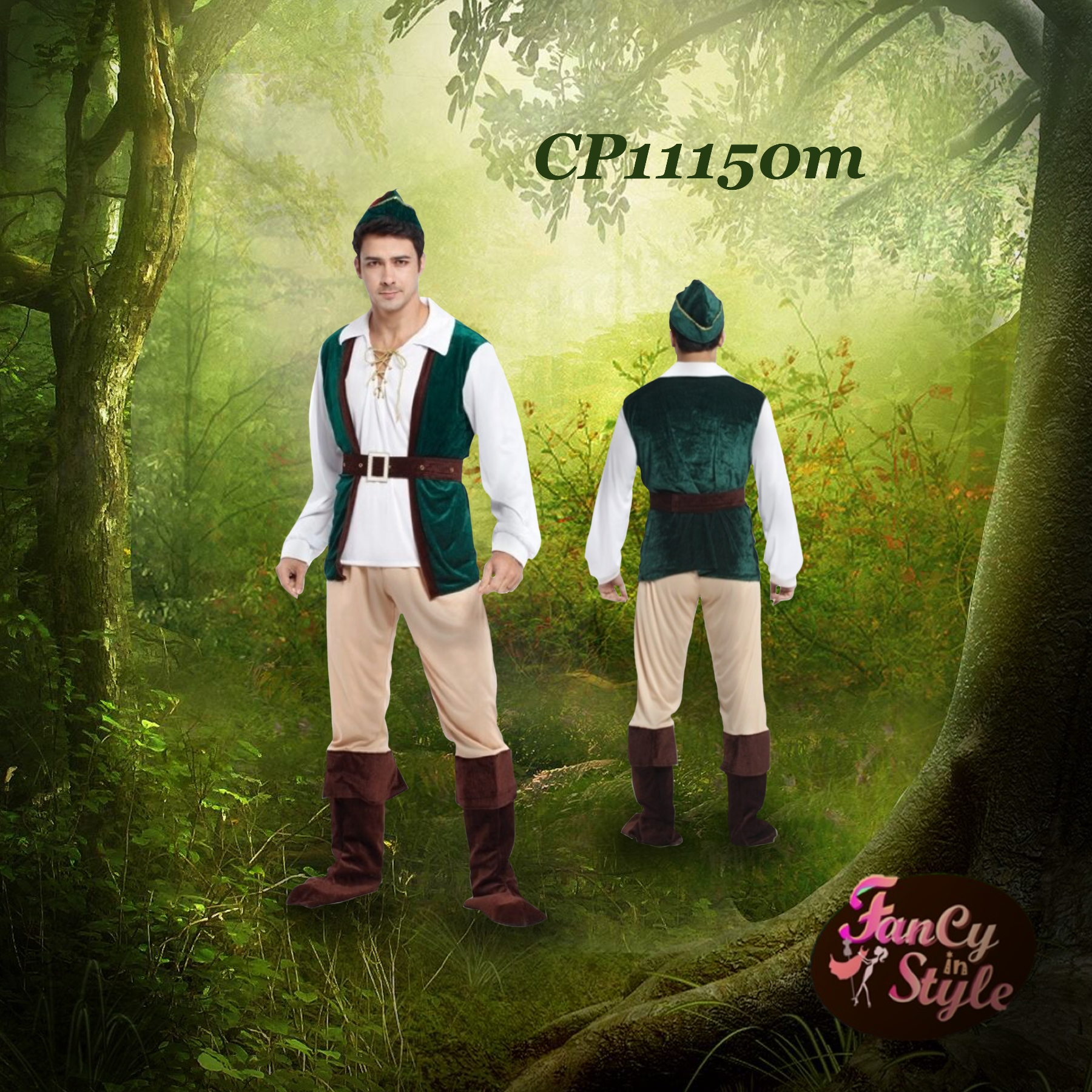 Fairy tale/Disney /Cartoon/Game costume/Peter Pan Costume/ชุดแฟนซีปีเตอร์แพน