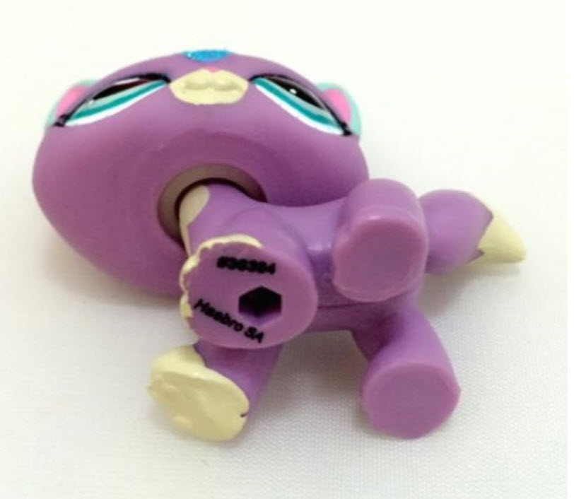 LPS แมวเปอเซียสีม่วงแต่งวิ๊งค์ #2386