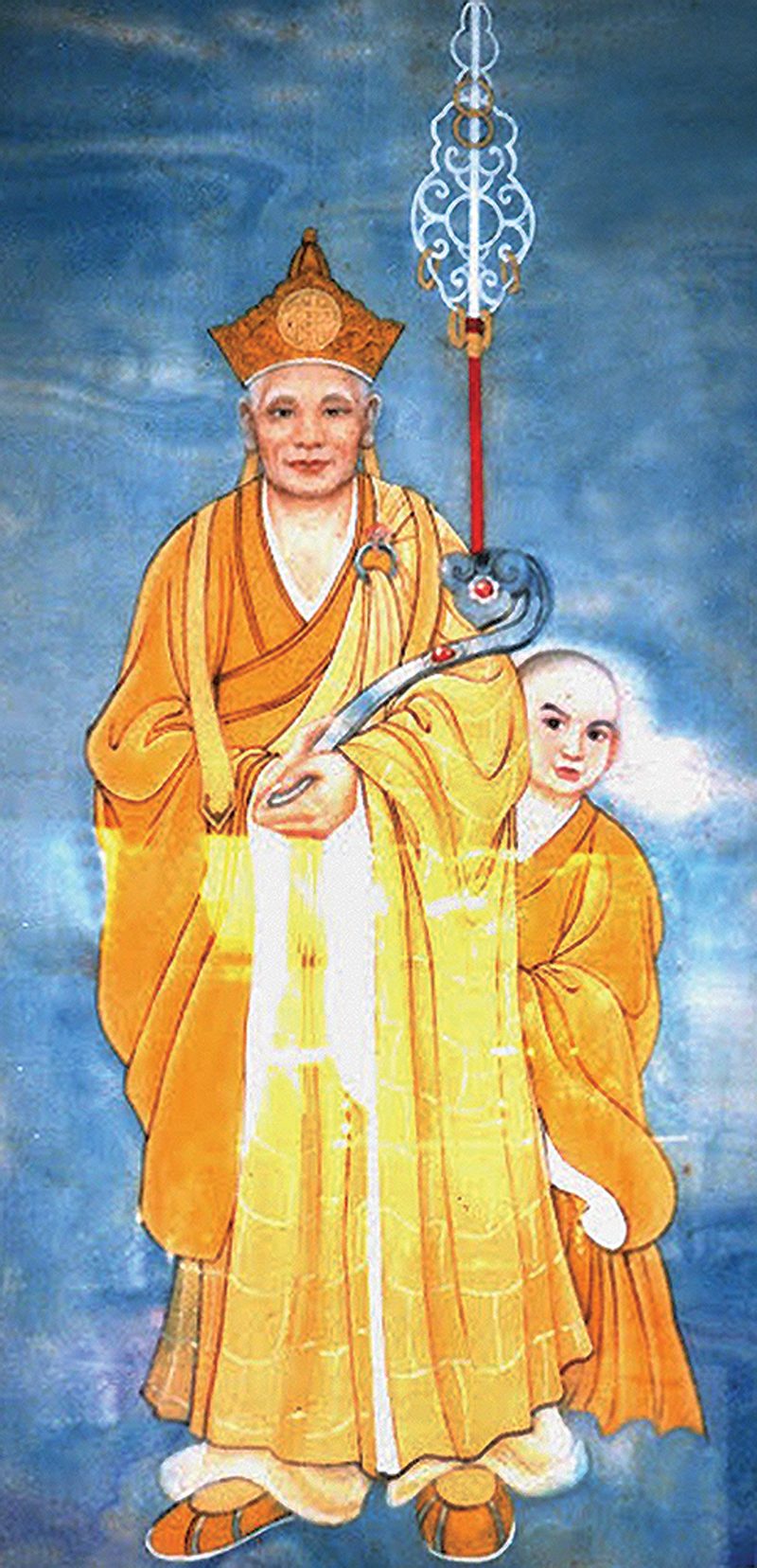 เหรียญล็อกเก็ตสีไต้ฮงกงโจวซือด้านหลังติดเหรียญฮู้ของท่านปีพ.ศ.2564