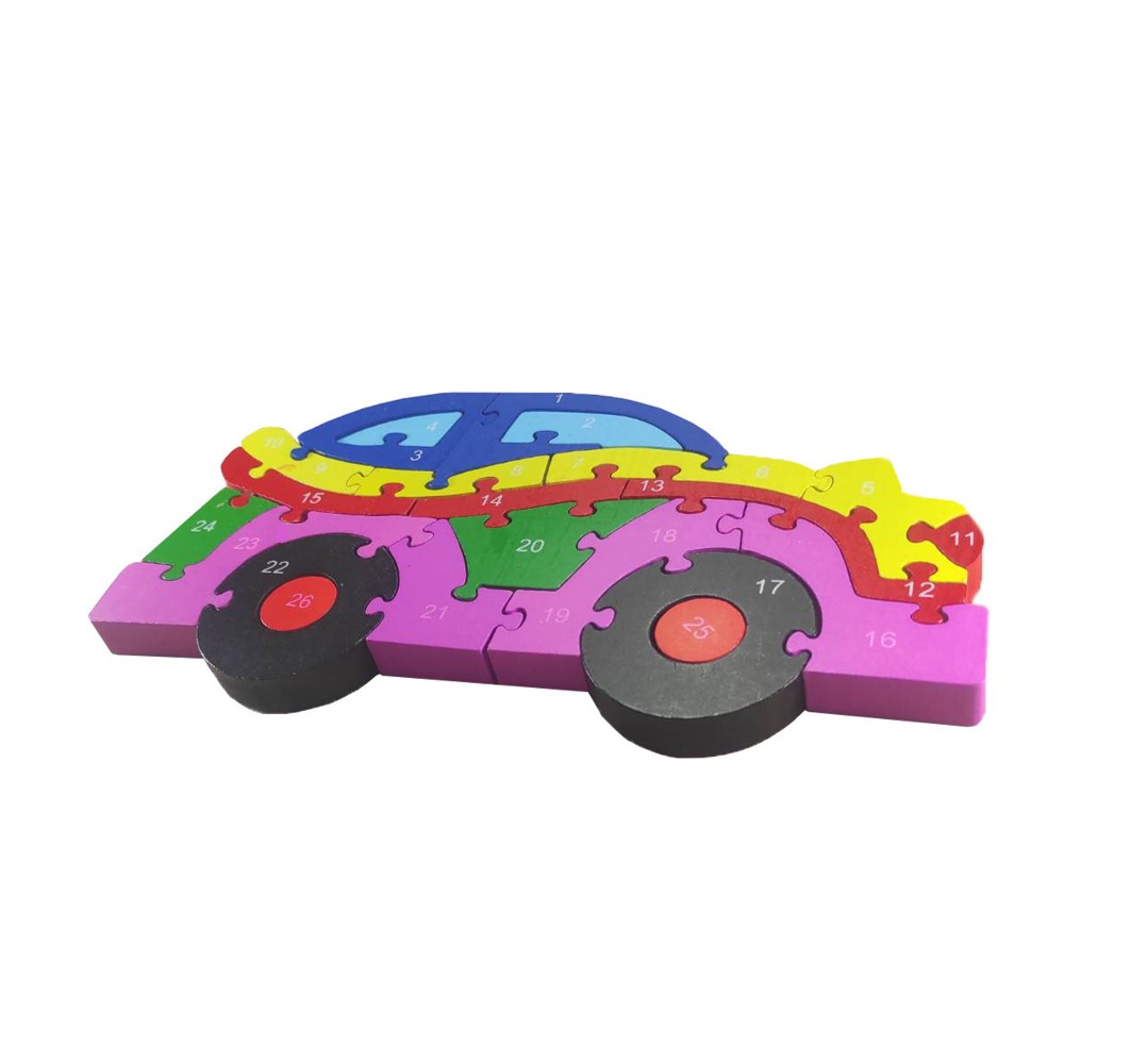 บล็อกไม้จิ๊กซอว์ไม้พร้อมส่ง หลายแบบ ตัวเลข ตัวอักษร หลากหลายสีสัน