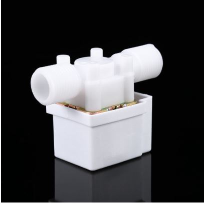 DC 12V 1/2" Solinoid Valve N/C Plastic White