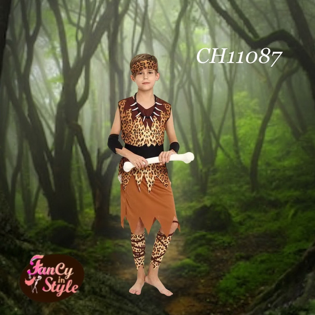 Children Costume/ชุดแฟนซีสำหรับคุณหนู/Caveboy Costume/ชุดแฟนซีมนุษย์หิน/มนุษย์ถ้ำ