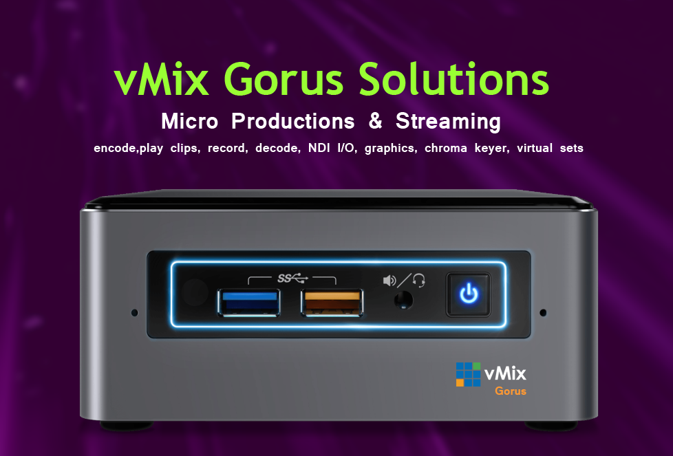 vMix Gorus Micro Productions & Streaming