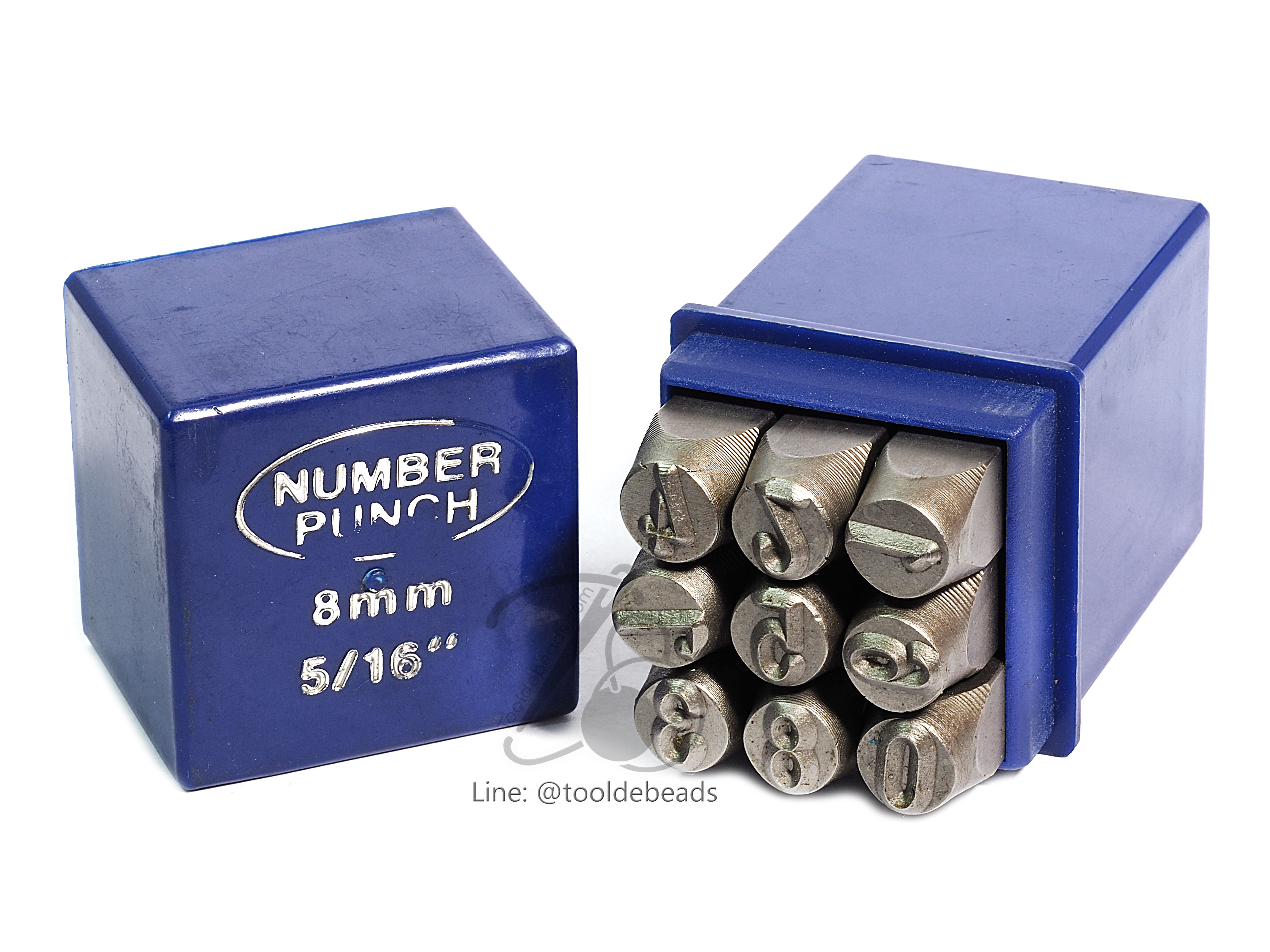 ตัวตอก ตัวเลข 1-9 (1 ชุด) SKU-01238