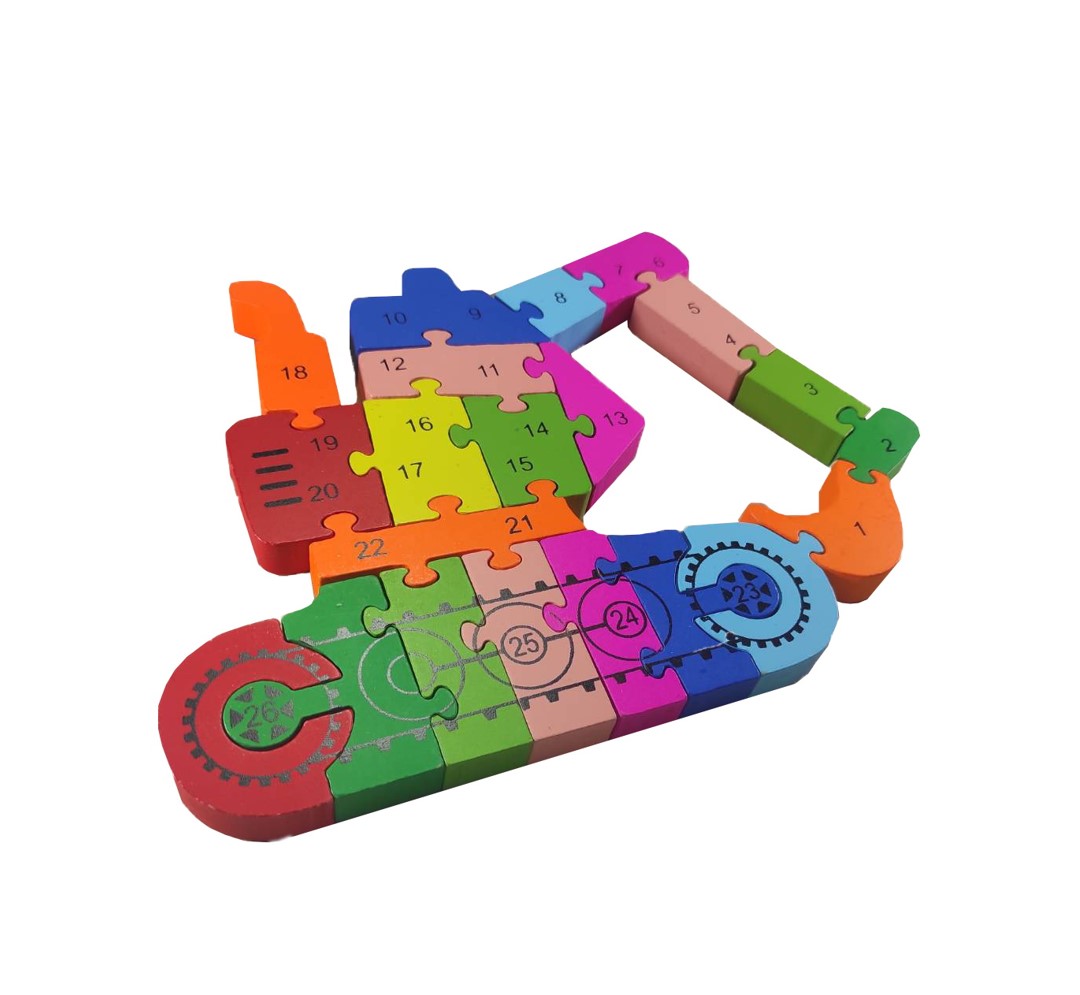 บล็อกไม้จิ๊กซอว์ไม้พร้อมส่ง หลายแบบ ตัวเลข ตัวอักษร หลากหลายสีสัน