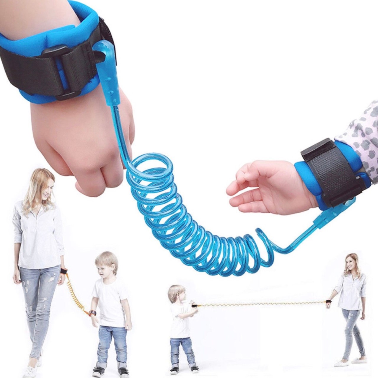 สายคล้องข้อมือเพื่อความปลอดภัย สีส้ม พร้อมส่ง