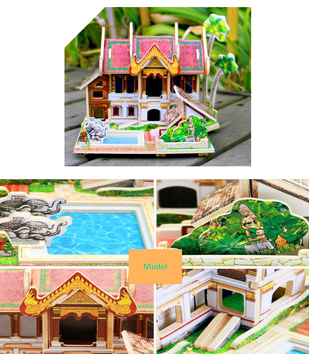 บ้านจำลองพร้อมส่ง บ้านโมเดล หลายสไตล์ บ้านโมเดล DIY