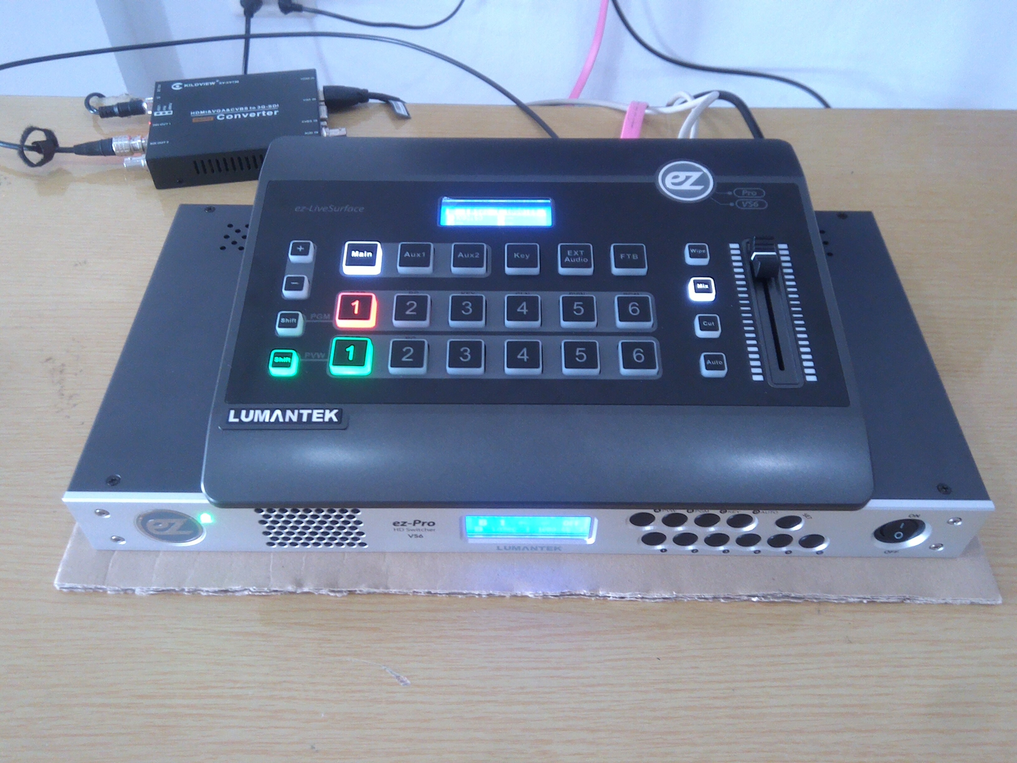 Lumantek ez-Pro VS6 HD Video Switcher 6 HD-SDI เครื่องสลับสัญญาณวีดีโอ