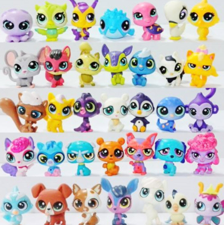 มินิโมเดล LPS คละแบบ 10 ตัว (Hasbro)