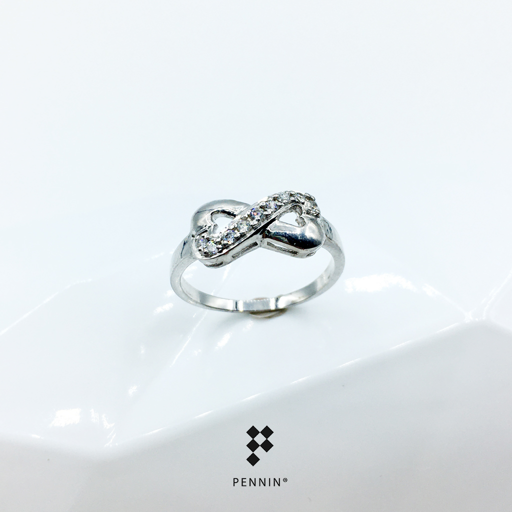 แหวนโบว์อินฟินิตี้ Infinity Ribbon Diamond Ring เพชรสวิส CZ เกรด TOP 6A สวยวิ้งไม่แพ้เพชรแท้ นำความสุขโชคลาภไม่มีสิ้นสุด
