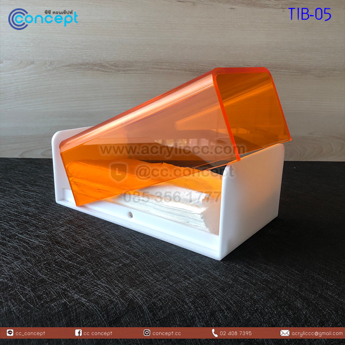 กล่องทิชชู่อะคริลิค (TIB-05)
