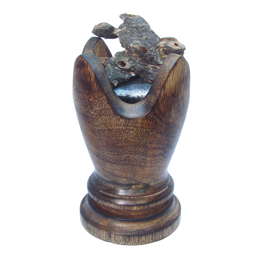 เตาเผาไม้หอม เตาเครื่องหอม ไม้กฤษณา ไม้จันทน์ กำยาน มดยอบ ชิ้นไม้ ยางไม้เรซิ่น ทำจากไม้เนื้อแข็งแท้100% เคลือบเงา 2 ชั้น เนื้อเดียวทั้งชิ้น พร้อมถ้วยรองทองเหลืองแท้ สวยหรู แข็งแรง ทนทาน